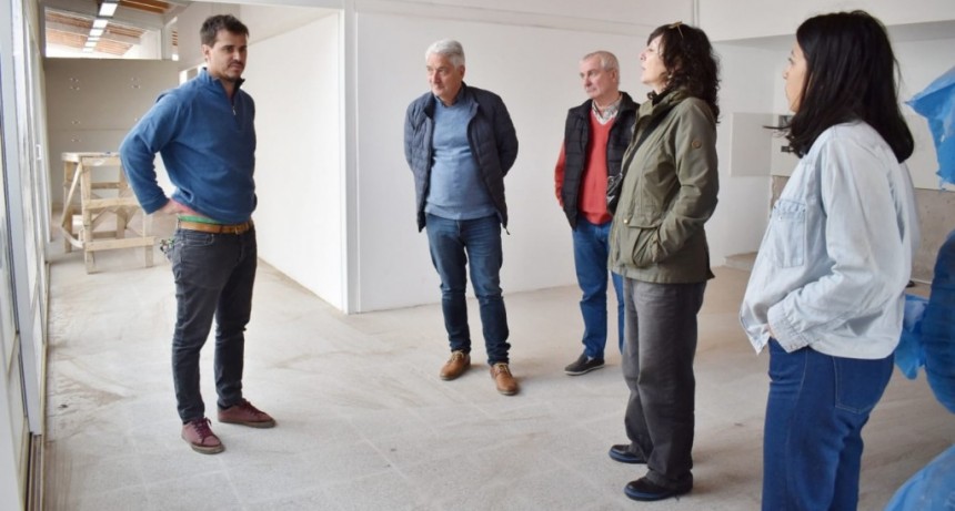 Patagones: Zara visitó la obra del Centro de Desarrollo Infantil N°1