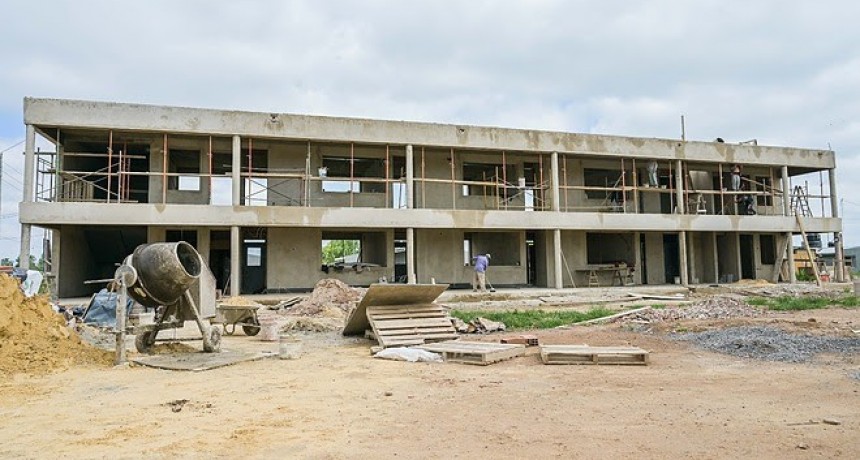 Escobar: Avanza la construcción de la primera Escuela Primaria Municipal de la historia del partido 