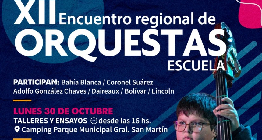 Lincoln: El Municipio será sede del XII Encuentro Regional de Orquestas Escuelas 