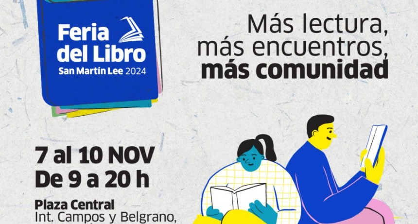 San Martín: La 3° de La Feria del Libro se llevará a cabo en noviembre  