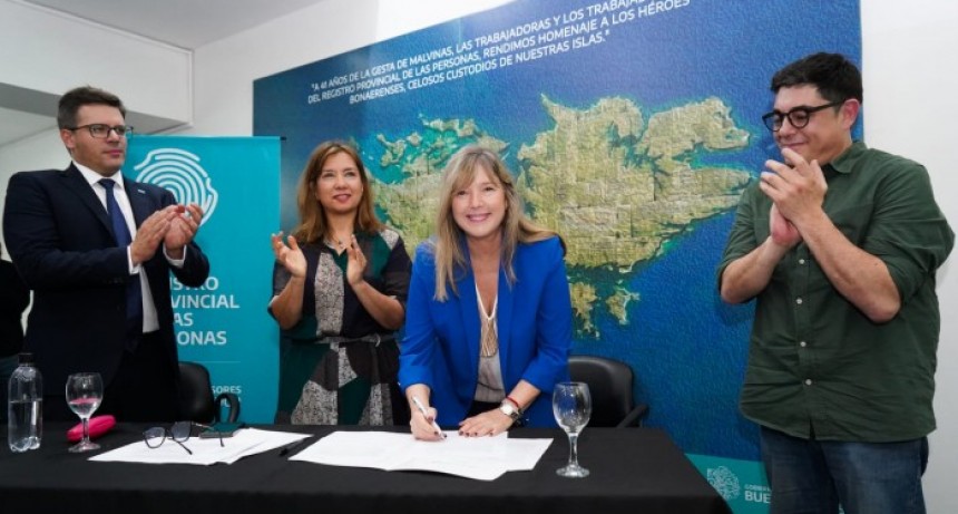 La Provincia reafirma su compromiso con el derecho a la identidad