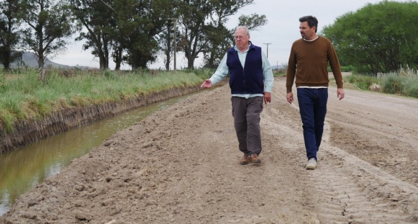 Balcarce: Continúan los trabajos de mantenimiento en la red vial rural