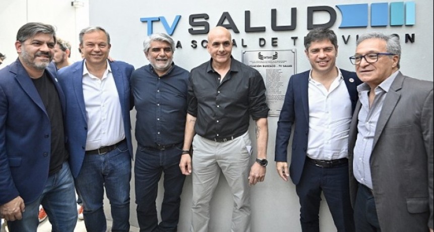 Kicillof recorrió la nueva sede de la obra social de SATSAID