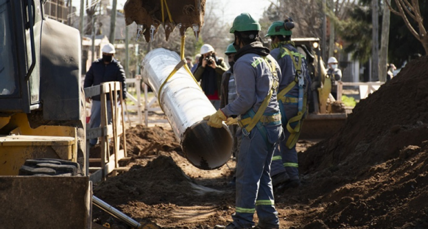 La Provincia inició obras cloacales para el partido de Moreno