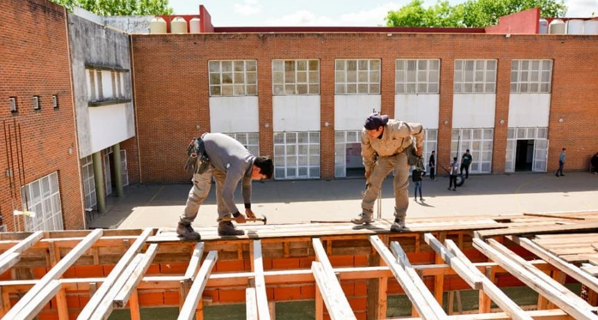 San Vicente: Empezaron las obras de la Escuela N° 5 