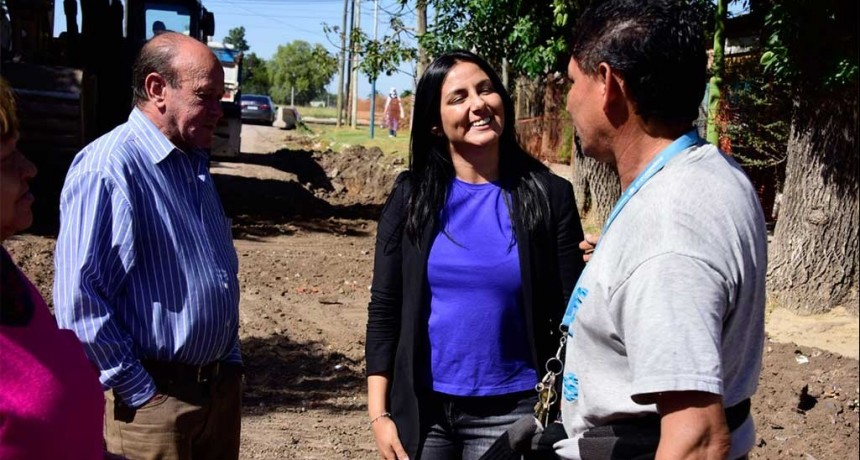 Malvinas Argentinas: Avanza las obras de pavimentación en Villa de Mayo