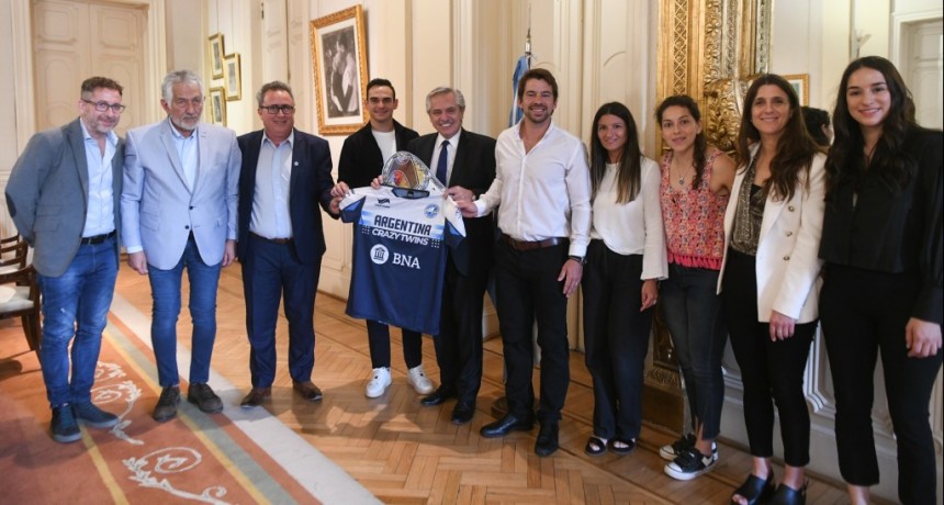 Alberto Fernández recibió al gobernador de San Luis, próxima sede del Mundial de Pelota Vasca 2026