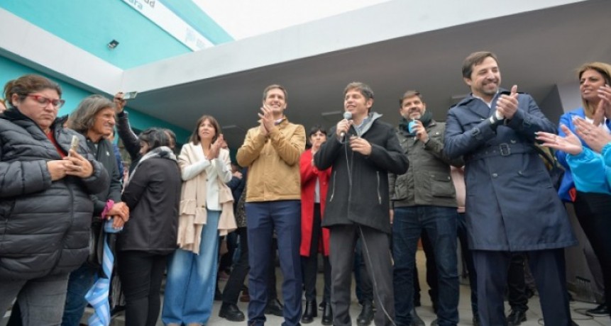 Kicillof inauguró un Centro de Atención Primaria de la Salud en San Vicente