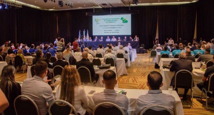 Chaco: Capitanich abrió el Congreso General de la Federación de Trabajadores de Farmacias 