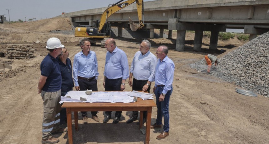 Katopodis y Perotti recorrieron la obra de transformación en autopista de la Ruta Nacional N° 34 en Santa Fe