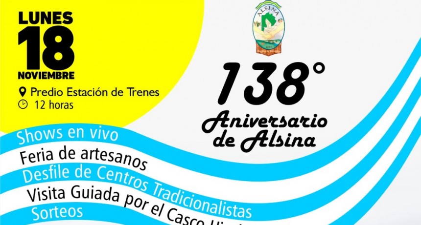 Baradero: Alsina celebra su 138 aniversario en el predio de la Estación de Trenes