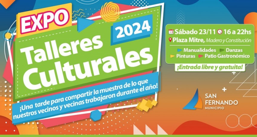 San Fernando: Este sábado regresa la “Expo Talleres Culturales” al distrito