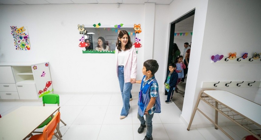 Moreno: Fernández inauguró el edificio del Jardín Comunitario “María de Luján”