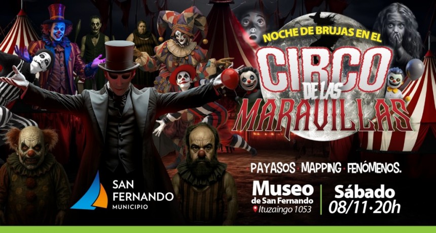 San Fernando: Un espectáculo de terror se presentará este sábado en el Museo Municipal