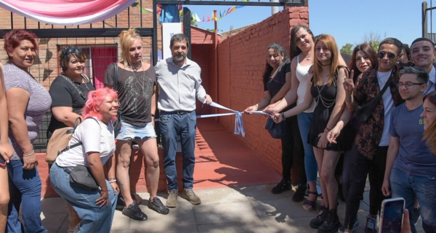 San Martín: Fernando Moreira inauguró el primer Espacio Trans de la ciudad 
