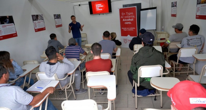 Tigre: El Municipio renovó su Curso de Reeducación Vial para el Uso Correcto de la Vía Pública