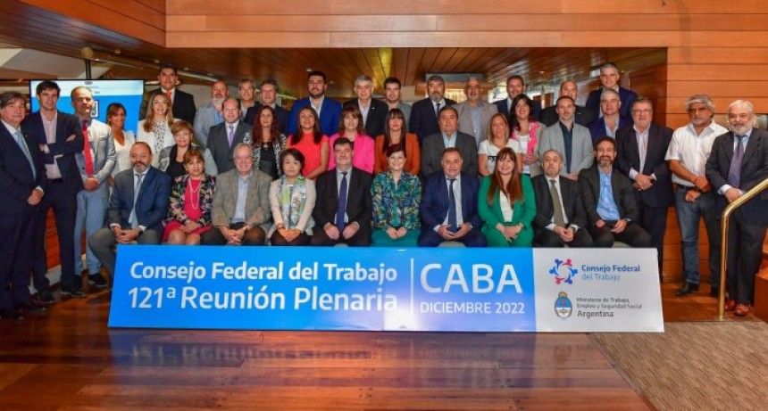 La Provincia participó del 121º Plenario del Consejo Federal del Trabajo