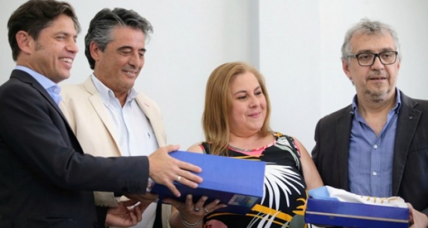 Kicillof inauguró el nuevo edificio de la Escuela Secundaria N°9 de Lobos