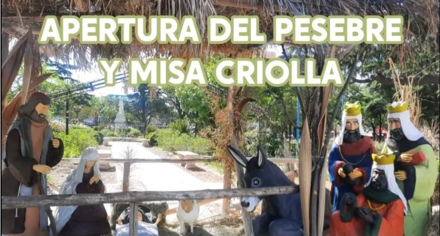Moreno: Se realizará la misa criolla y la apertura del pesebre 