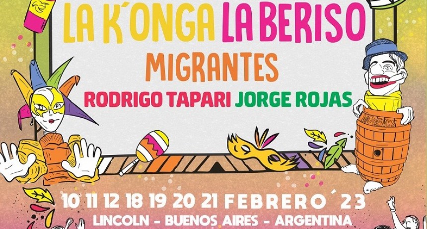 Lincoln: Confirman a La K’onga y La Beriso en las noches del Carnaval 2023