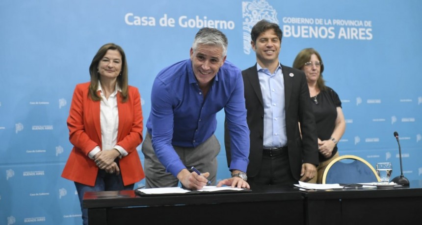 Navarro: Facundo Diz firmó la adhesión al programa “Municipios por la Igualdad”