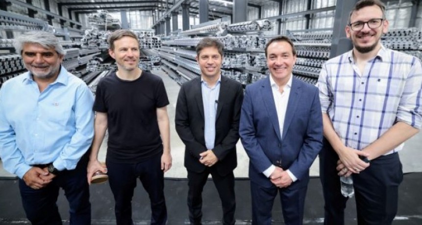 Kicillof encabezó la inauguración de nuevas empresas en el Parque Industrial y Tecnológico de Florencio Varela