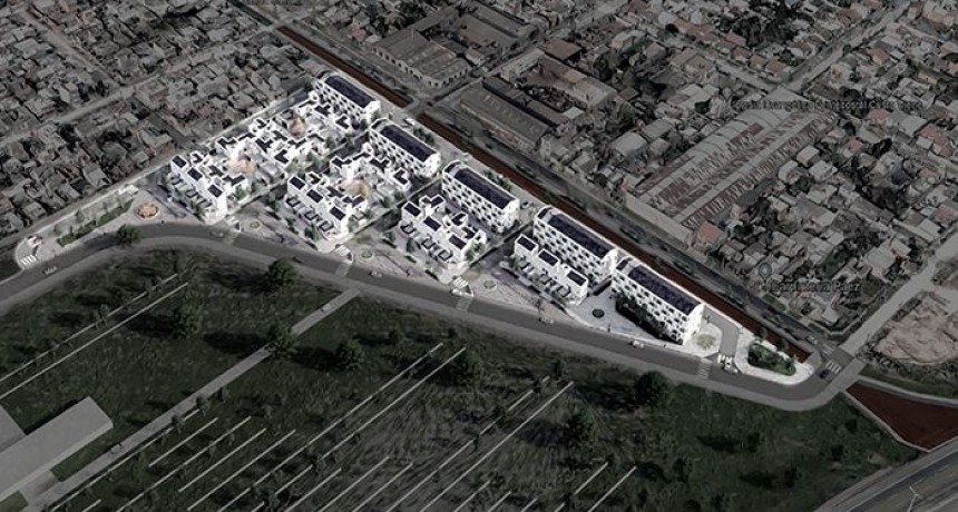 La Provincia inició la mega obra de 141 viviendas en San Martín