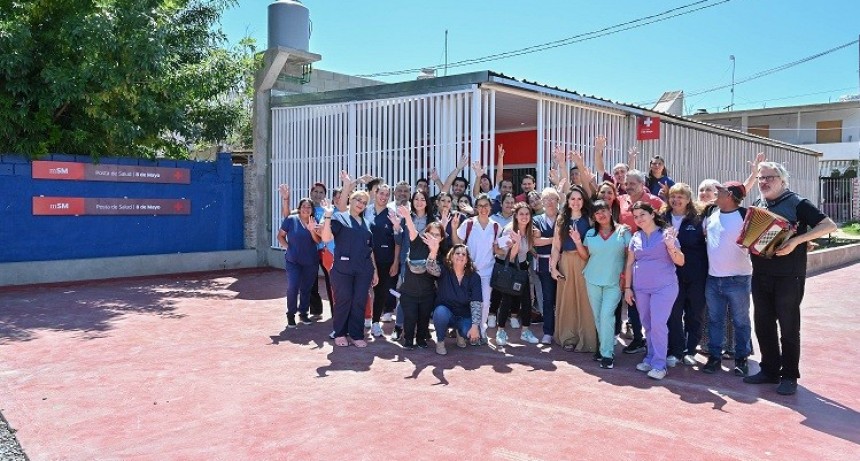 San Martín: El Municipio inauguró la Posta de Salud de Barrio 8 de Mayo