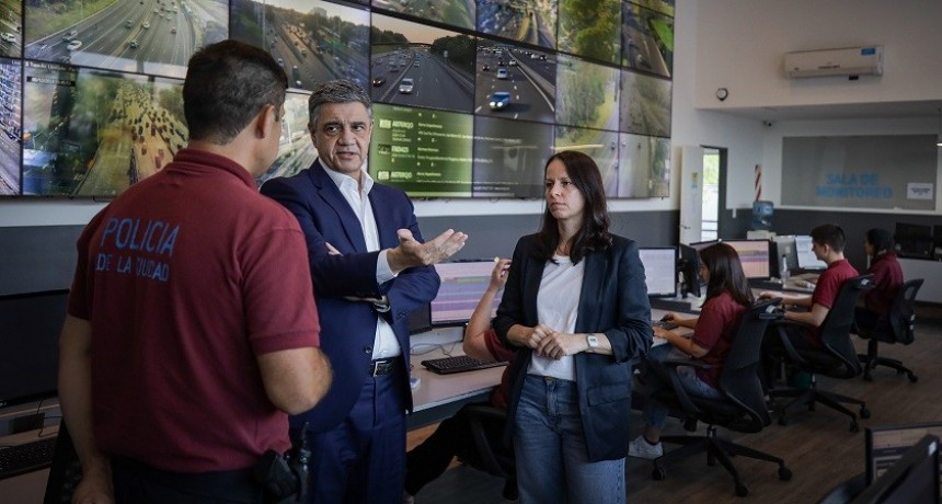 Vicente López: Jorge Macri y Soledad Martínez renovaron el convenio del Anillo Digital, una herramienta central en la lucha contra la inseguridad