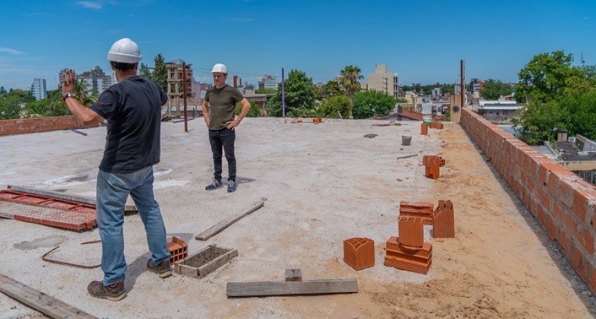 Campana: Avanza la obra de reconstrucción de la Casa de los Costa y la futura sede del HCD