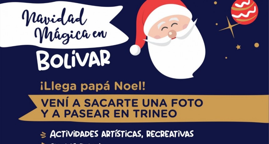 Bolívar: Este lunes Papá Noel llega al Centro Cívico