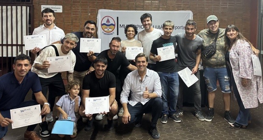Luján: Finalizó el primer nivel de la carrera oficial de Director Técnico de Fútbol