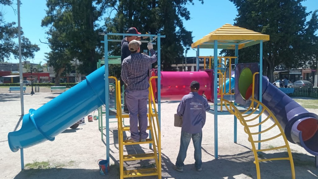 Pte. Perón: El Municipio sigue poniendo en valor sus espacios públicos y recreativos de la ciudad