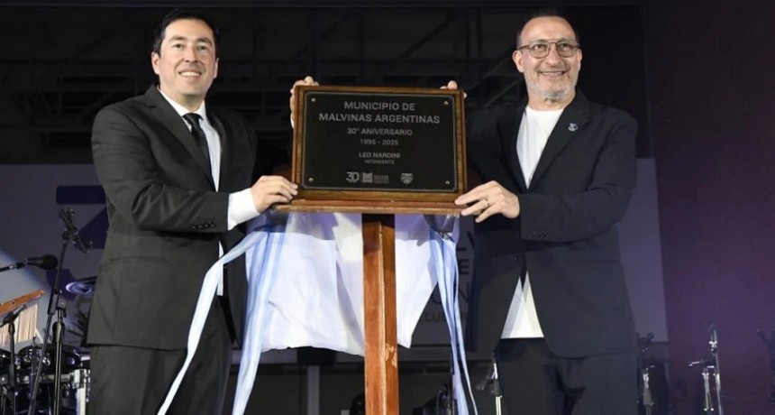 Malvinas Argentinas celebró su 30° aniversario con un emotivo acto encabezado por el intendente Nardini
