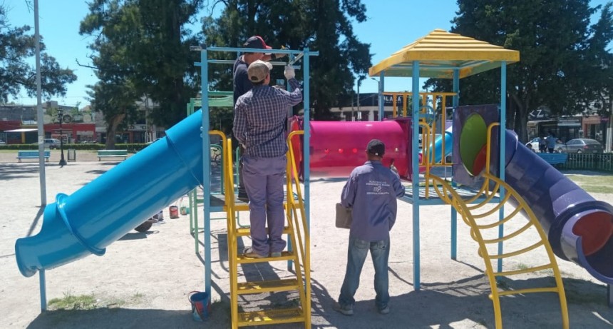 Pte. Perón: El Municipio sigue poniendo en valor sus espacios públicos y recreativos de la ciudad