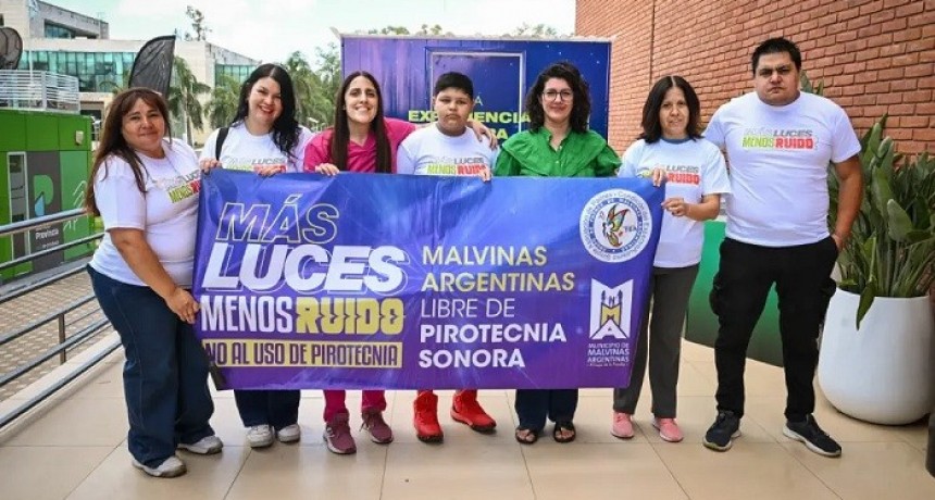 Malvinas Argentinas: El Municipio refuerza la campaña en contra del uso de pirotecnia sonora